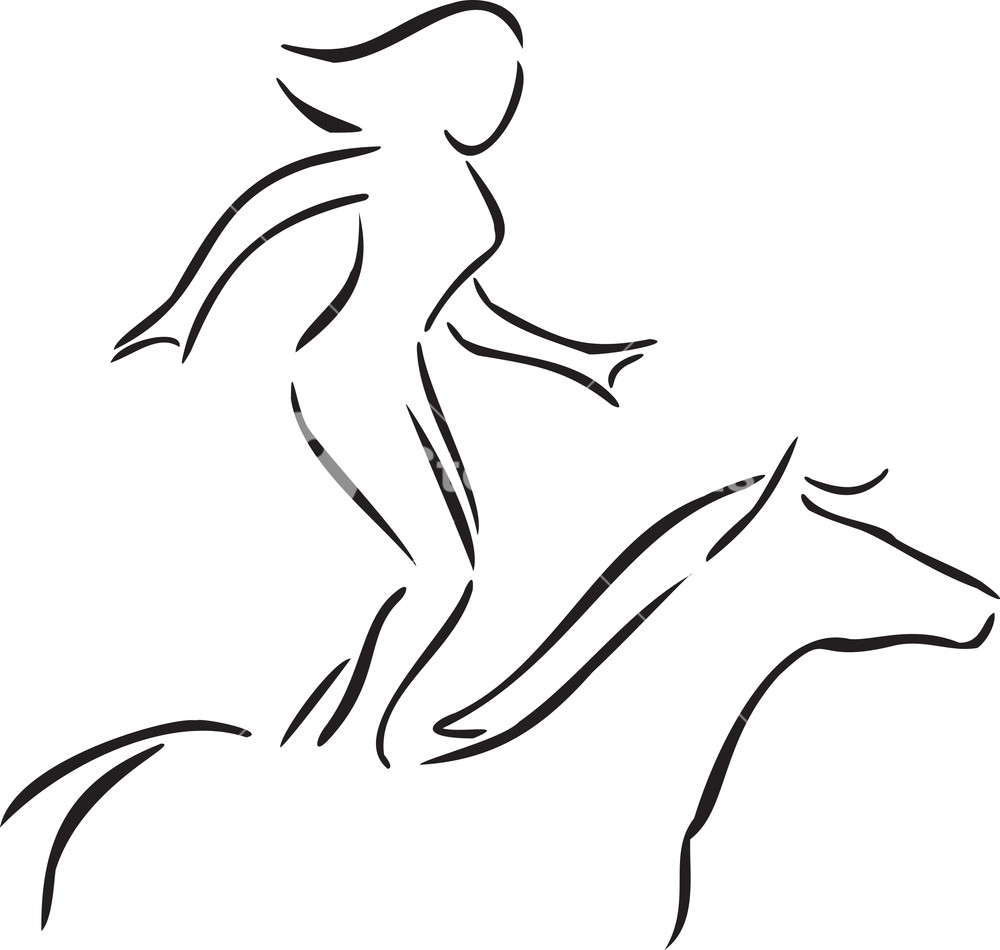 1000x950 Concept Of Circus With Horse Riding Royalty Free Stock Image