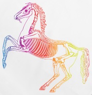 190x197 Horse Skeleton Design Bandana Spreadshirt