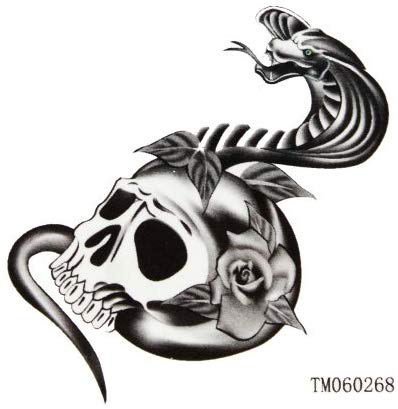 398x409 Buy King Horse Tattoo Stickers Small Skull Cobra For Men Online