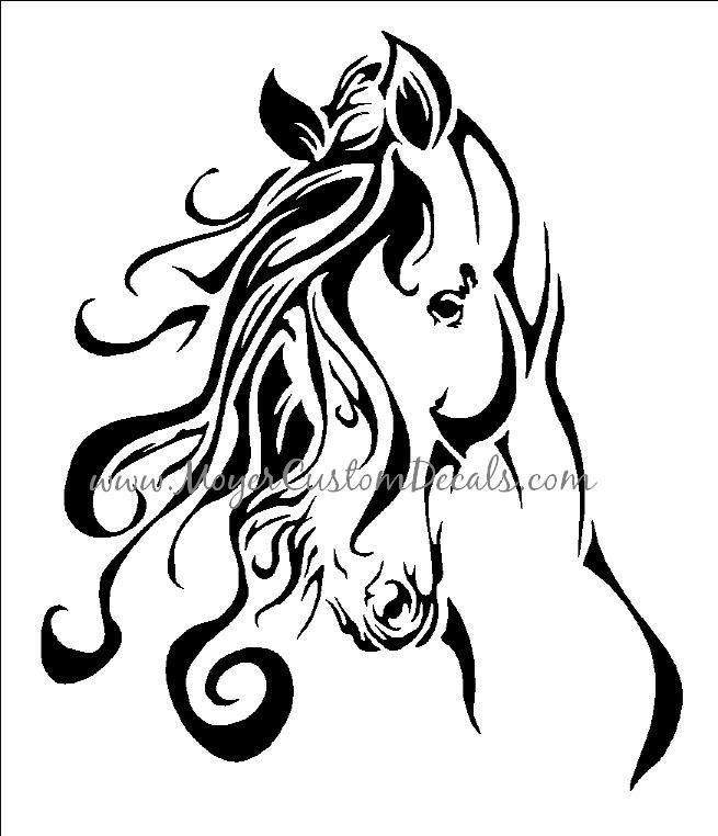 655x762 Details About Large Horse Trailer Decal Sticker