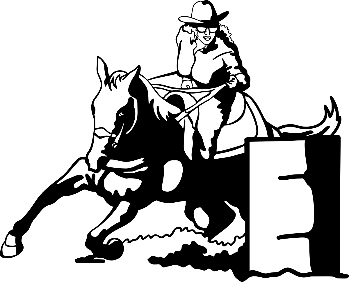 1200x967 Western Rodeo Decals, Dress Up Your Horse Trailer With A Vinyl