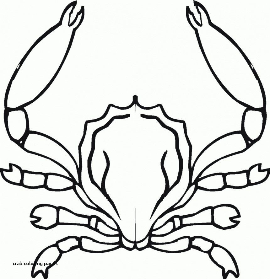 860x889 Free Printable Horseshoe Coloring Pages Inspirational Crab