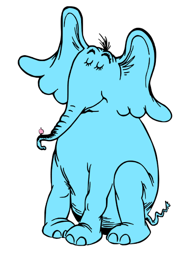 397x518 Horton The Elephant Clipart