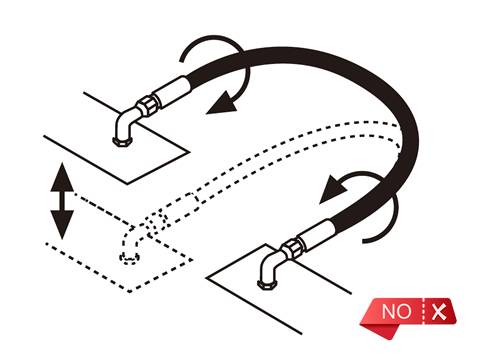 480x360 how to install high pressure hydraulic hose