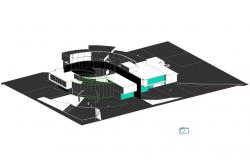 250x160 under ground floor plan design drawing of hospital design drawing