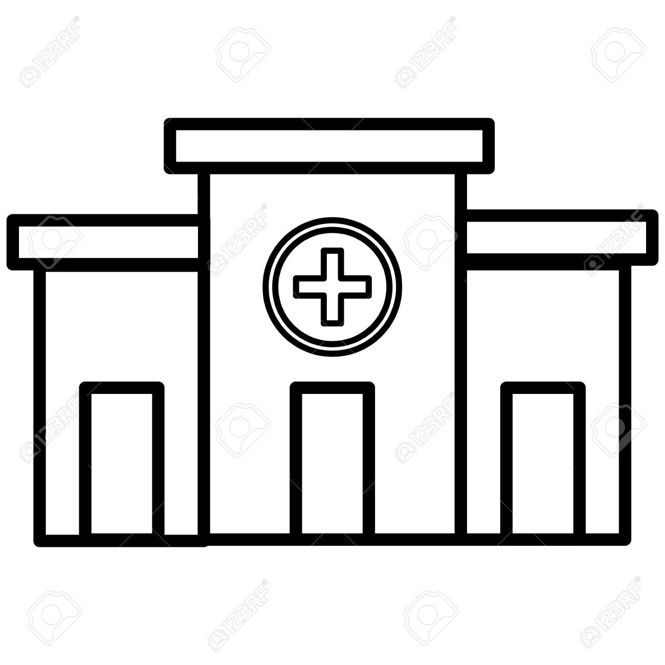 1300x1300 Collection Of Free Hospitaler Clipart Black And White Download