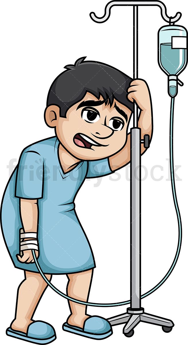 655x1200 Male Patient Walking With Iv Stand Characters Motion Clip Art