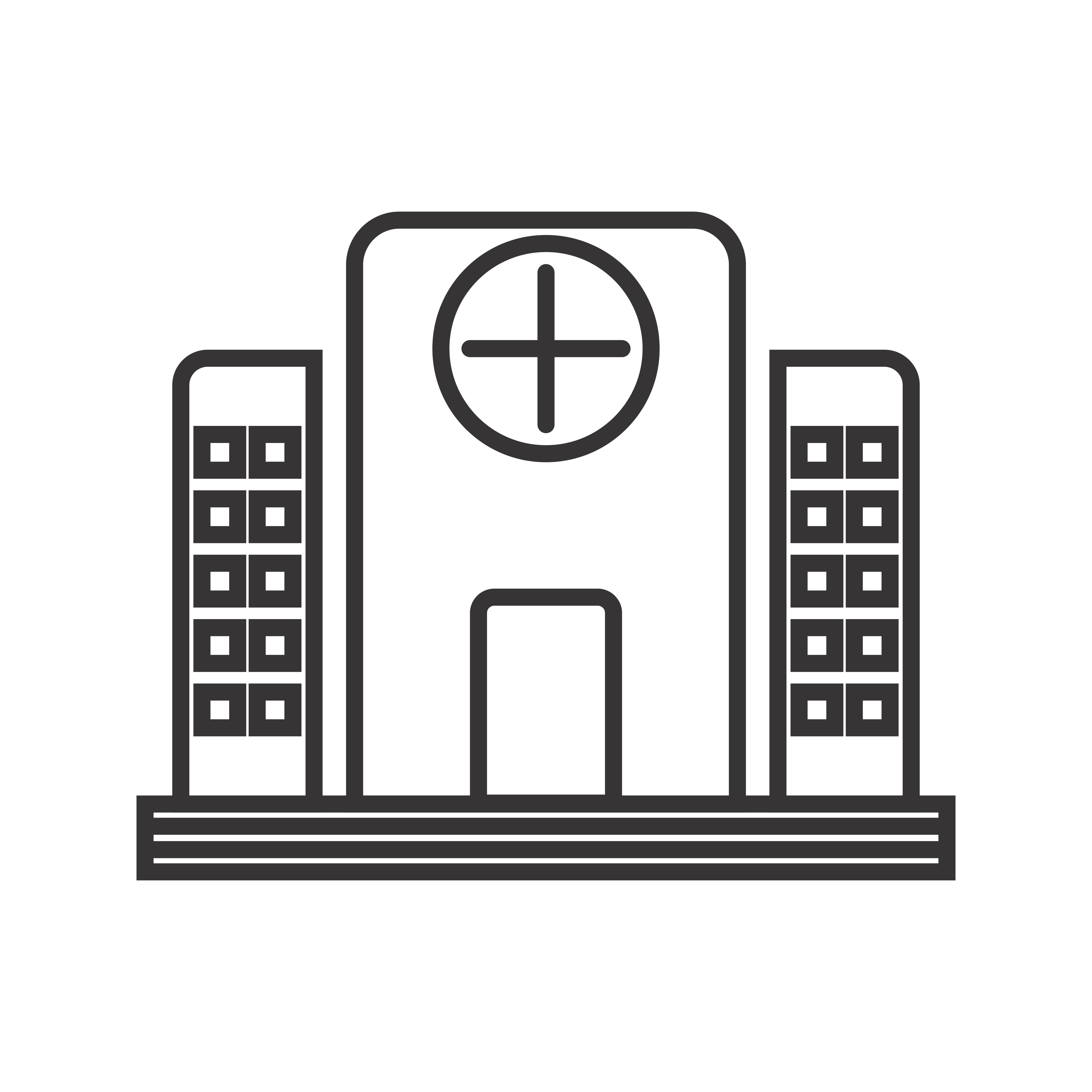 5120x5120 Hospital Line Black Icon