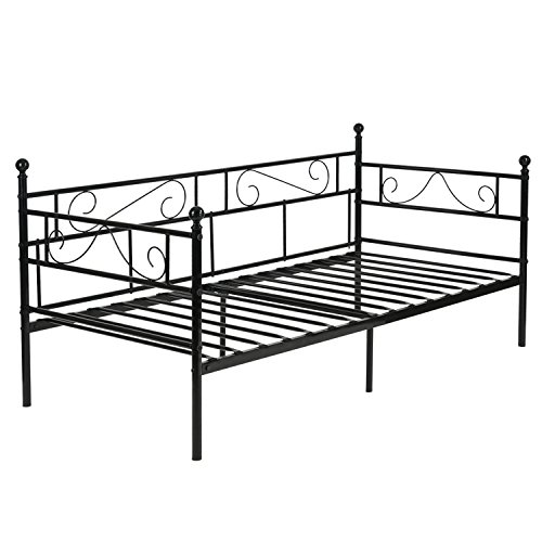 500x500 greenforest twin size daybed couch bed framesteel slats platform
