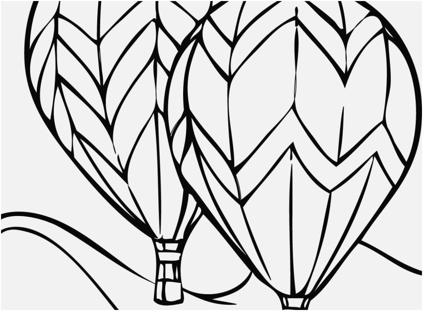 827x609 Water Coloring Pages Stock Shocking Hot Air Balloon Drawing Tumblr