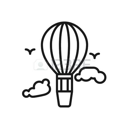 450x450 Hot Air Balloon Outline Balloons Hot Air Balloon Outline Clipart