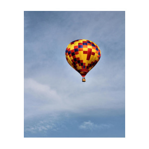 300x300 Hot Air Balloon Pencil Drawing Poster