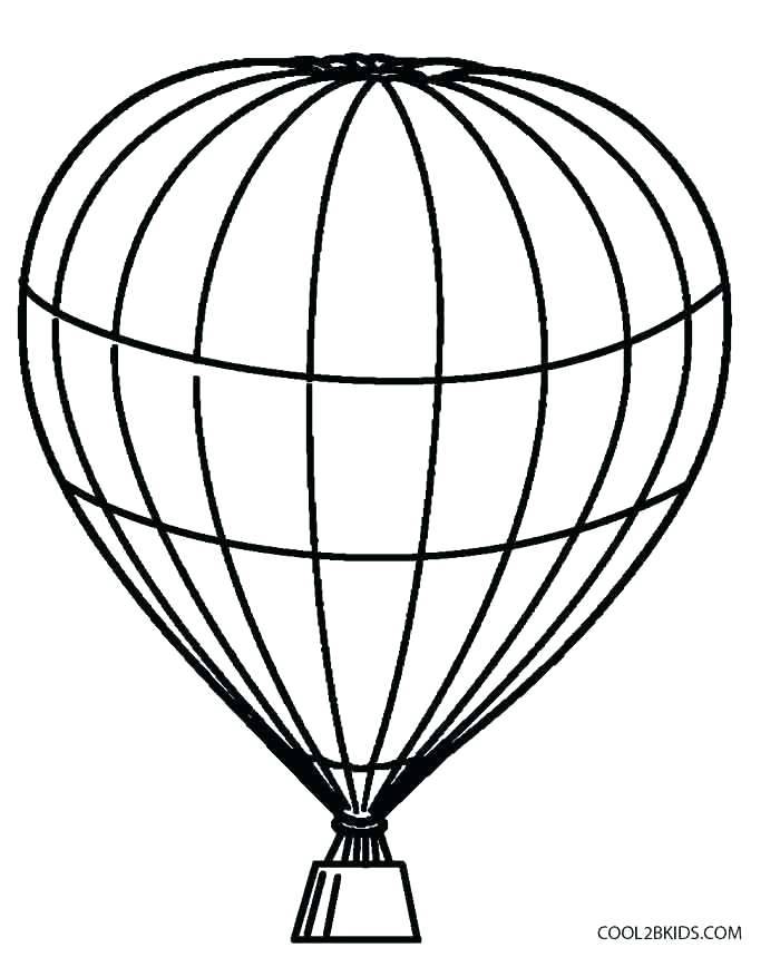 700x868 Air Balloon Coloring