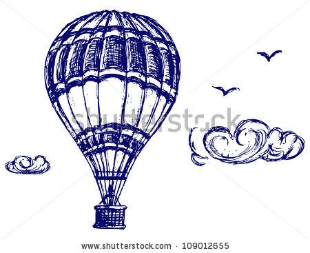 450x367 Balloon Animal Pencil Sketch