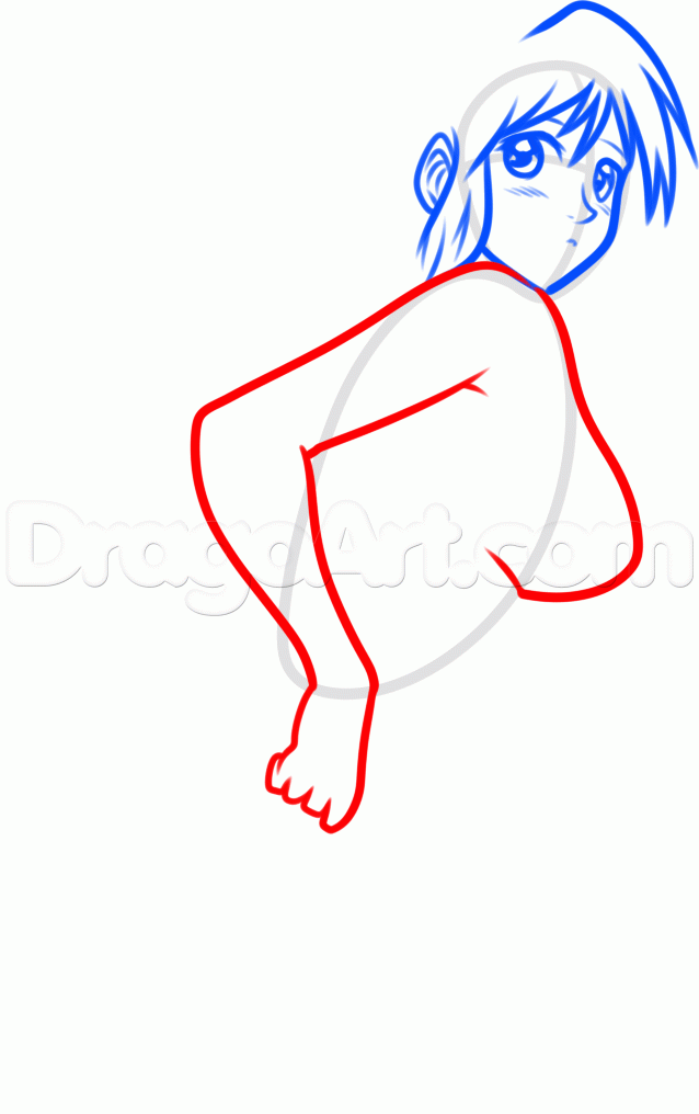 638x1016 How To Draw A Hot Girl, Step