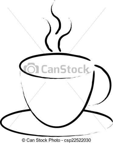 372x470 Hot Coffee Cup Symbol Vectors