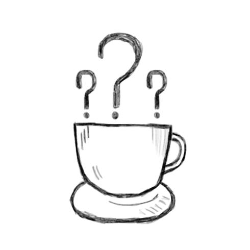 490x490 Illustration Of Hand Drawn Hot Drink Cup Icon Isolated On White