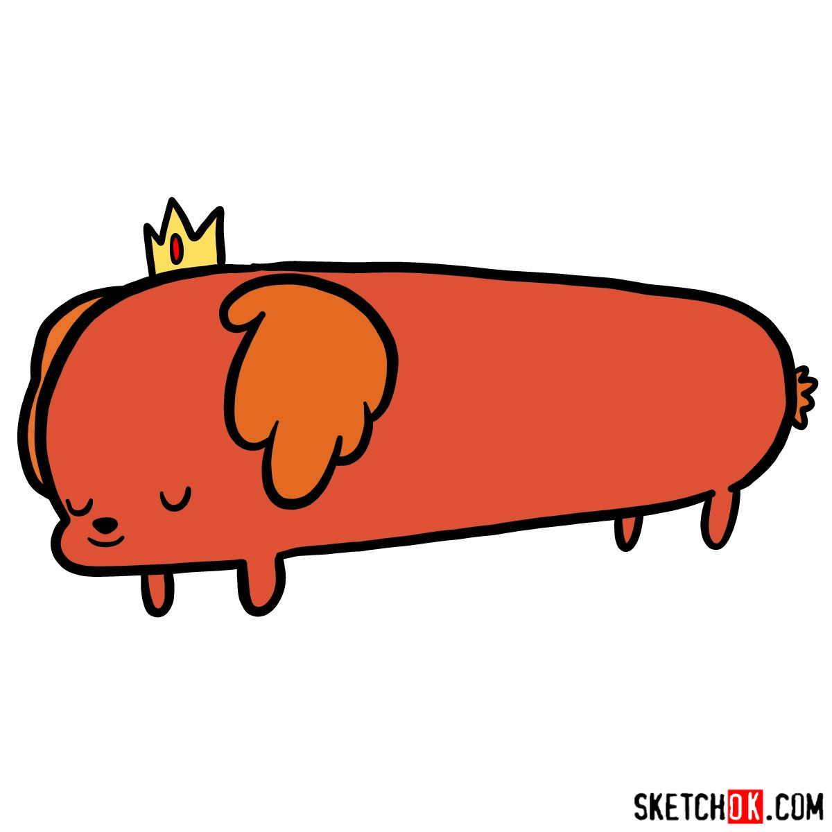 1200x1200 How To Draw Hot Dog Princess