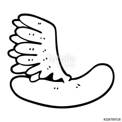 500x500 Line Drawing Cartoon Of A Hot Dog Stock Image And Royalty Free