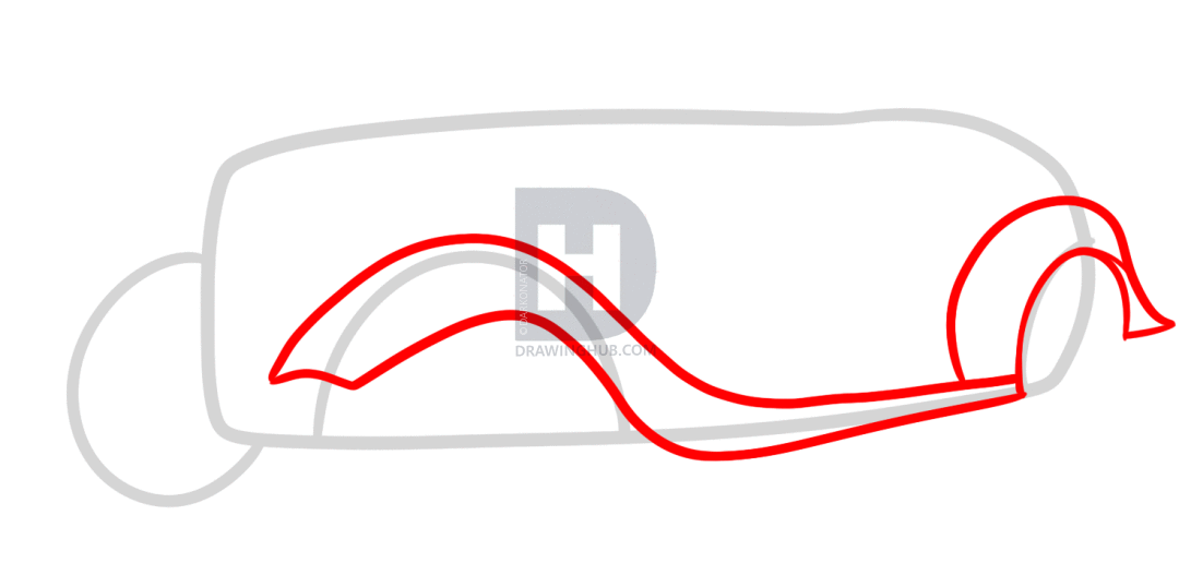 1080x516 How To Draw A Hot Rod, Step