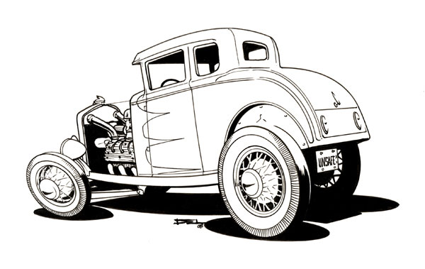 600x379 Cartoons And Hot Rods
