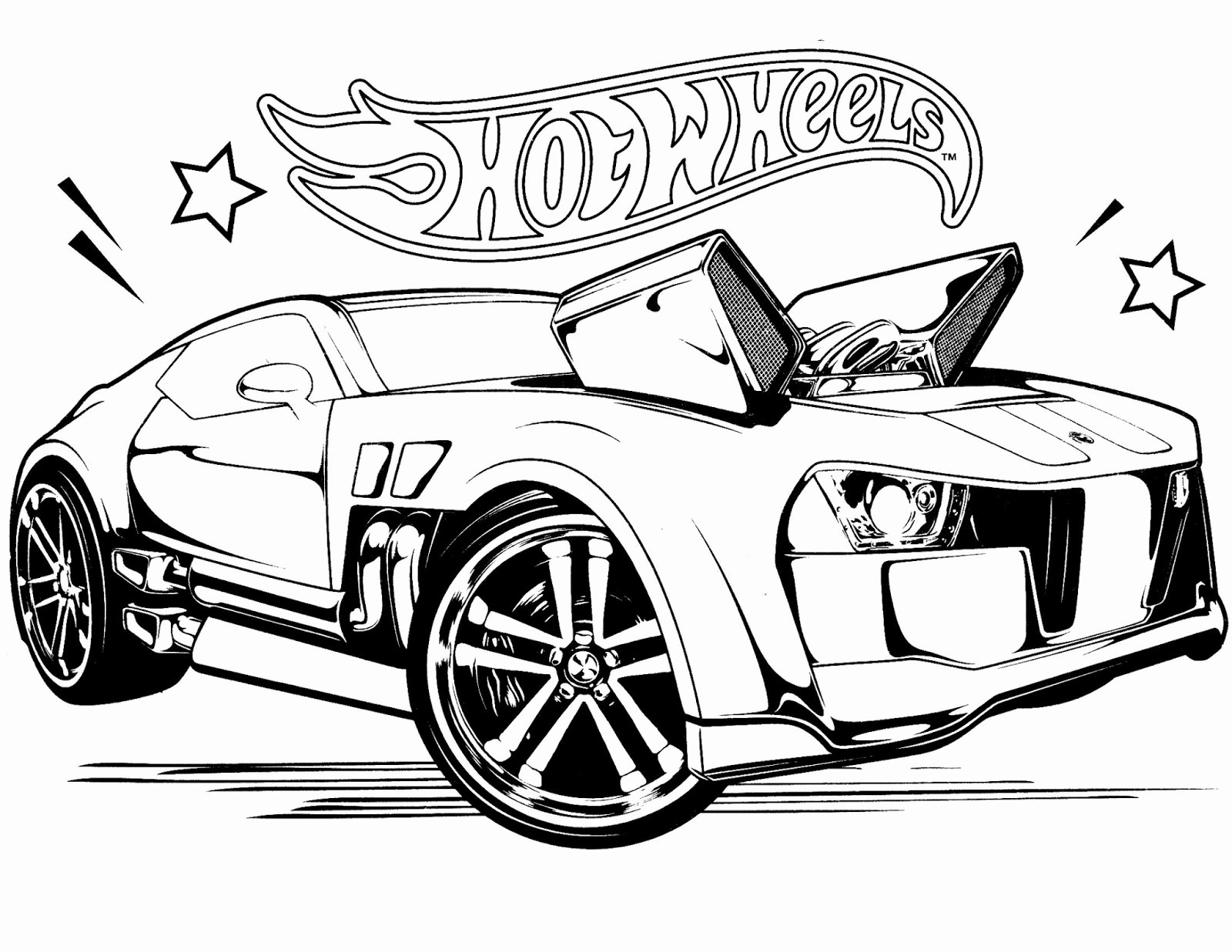 Hot Rod Line Drawing | Free download on ClipArtMag