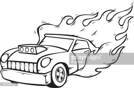 456x300 hotrod car premium clipart