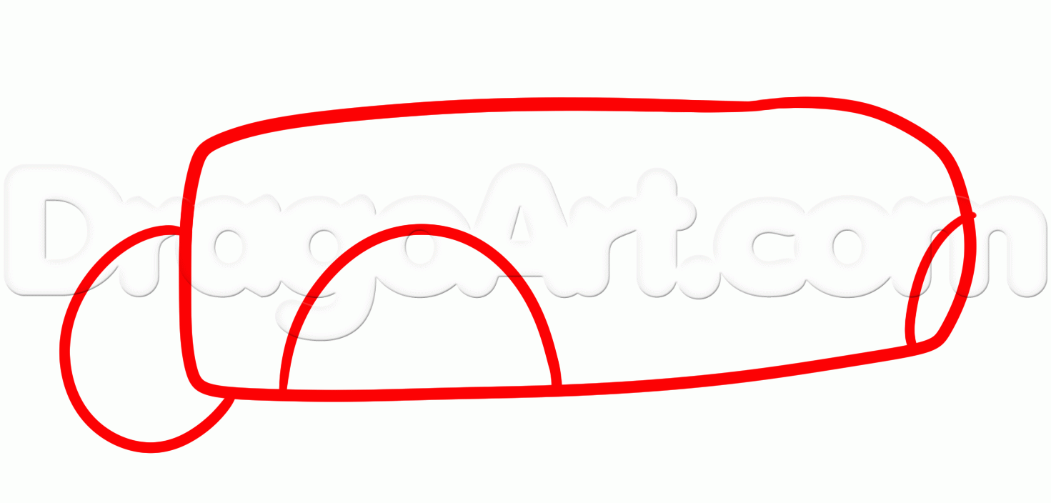 1471x704 How To Draw A Hot Rod, Step