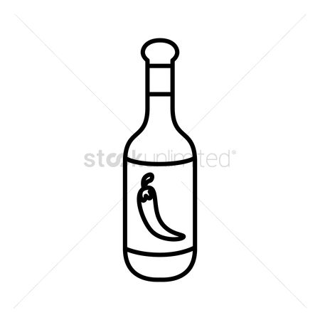 450x450 Free Chilli Sauce Bottle Stock Vectors Stockunlimited