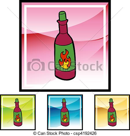 450x470 Hot Sauce Clip Art Vector