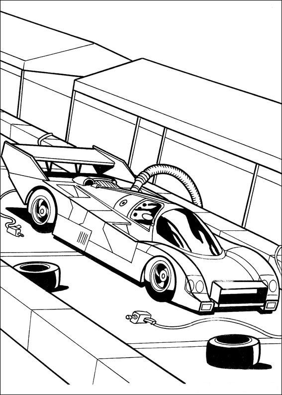 567x794 Hot Wheels Drawing