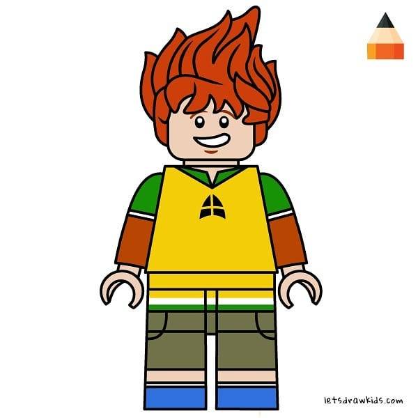 600x600 Let's Draw Kids How To Draw Lego Johnny From Hotel Transylvania