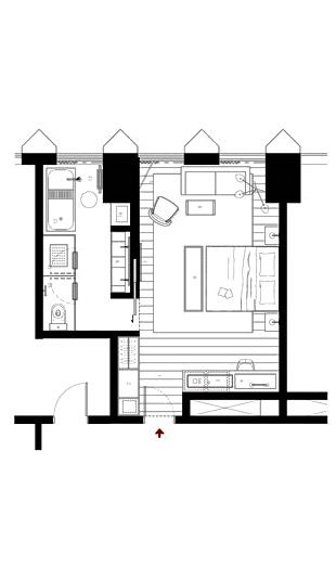 310x523 the shanghai edition hotel room plans