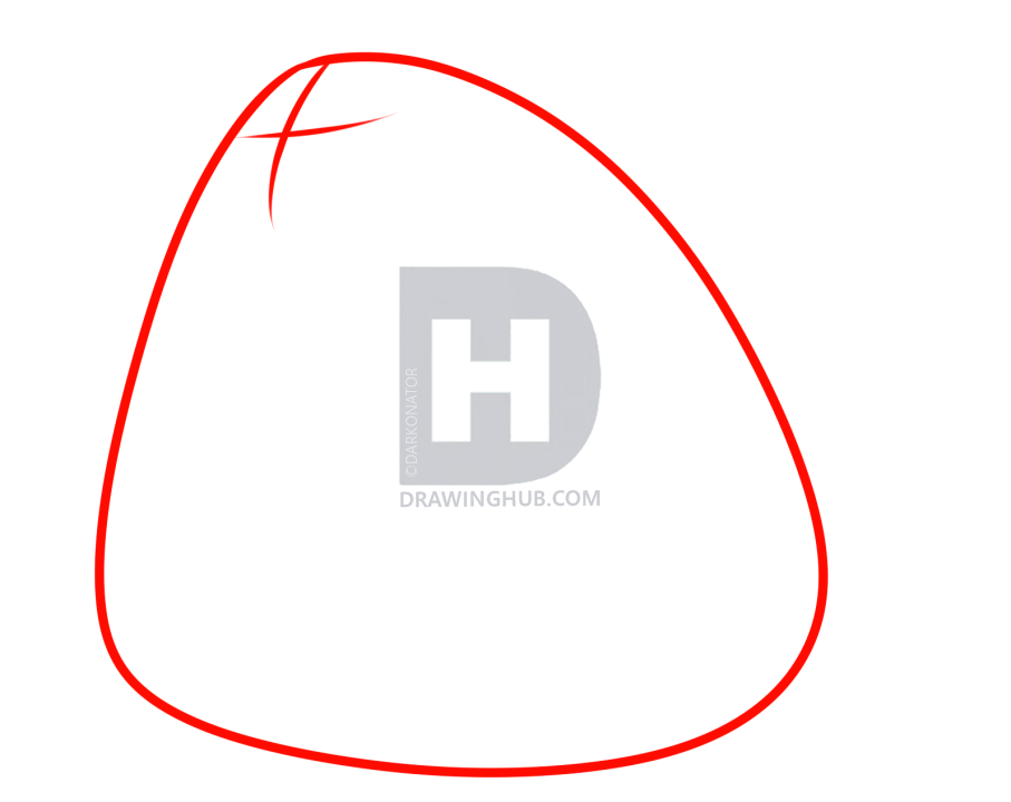 907x720 how to draw blobby from hotel transylvania, step