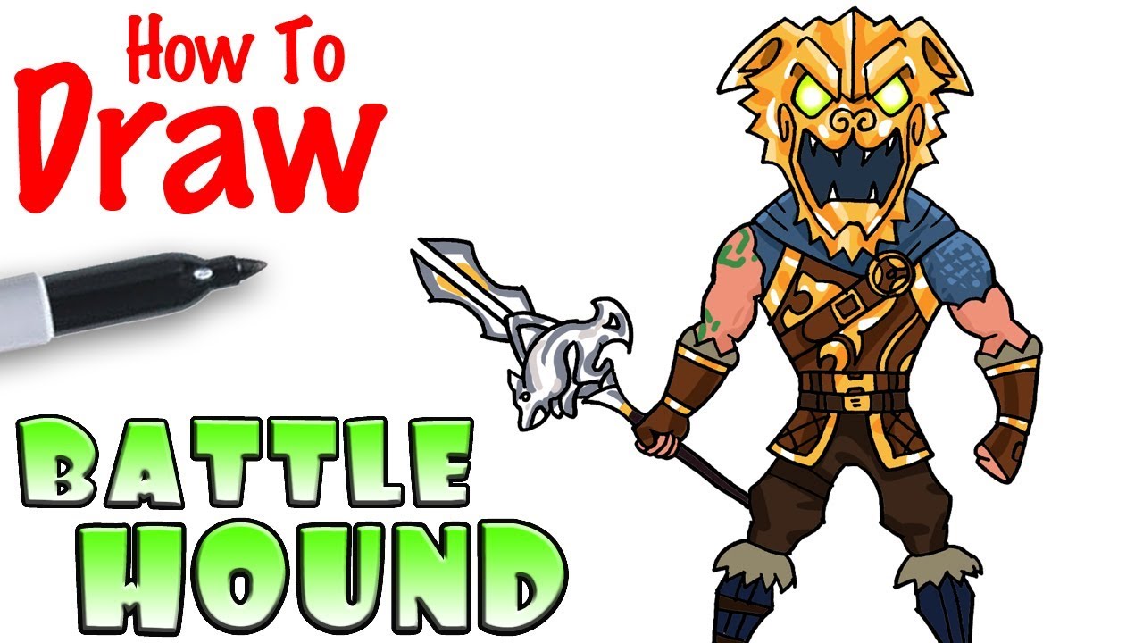 1280x720 How To Draw The Battle Hound Fortnite