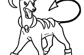295x195 houndoom coloring pages
