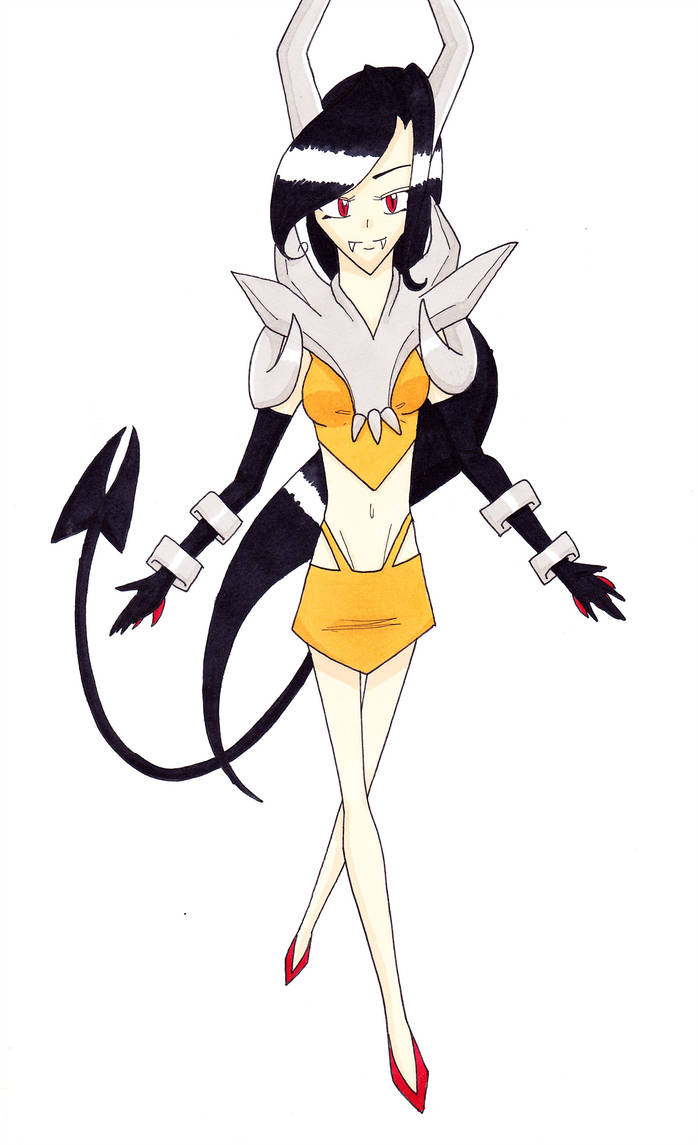 698x1145 mahou mega houndoom