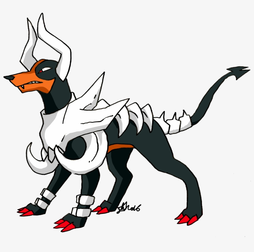 820x813 mega houndoom