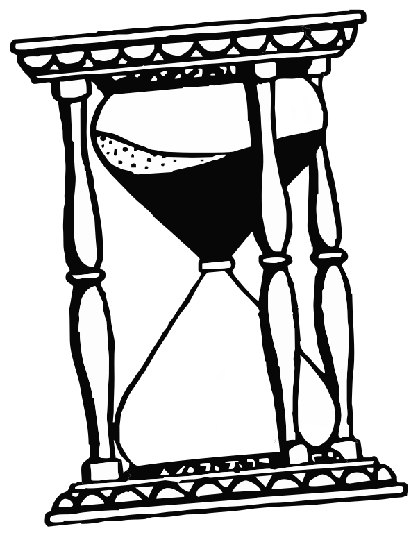 592x768 Filehourglass Drawing Full