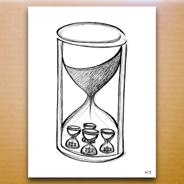 700x700 Hourglass Drawing
