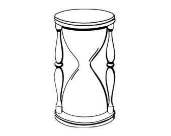 340x270 Hourglass Drawing Etsy