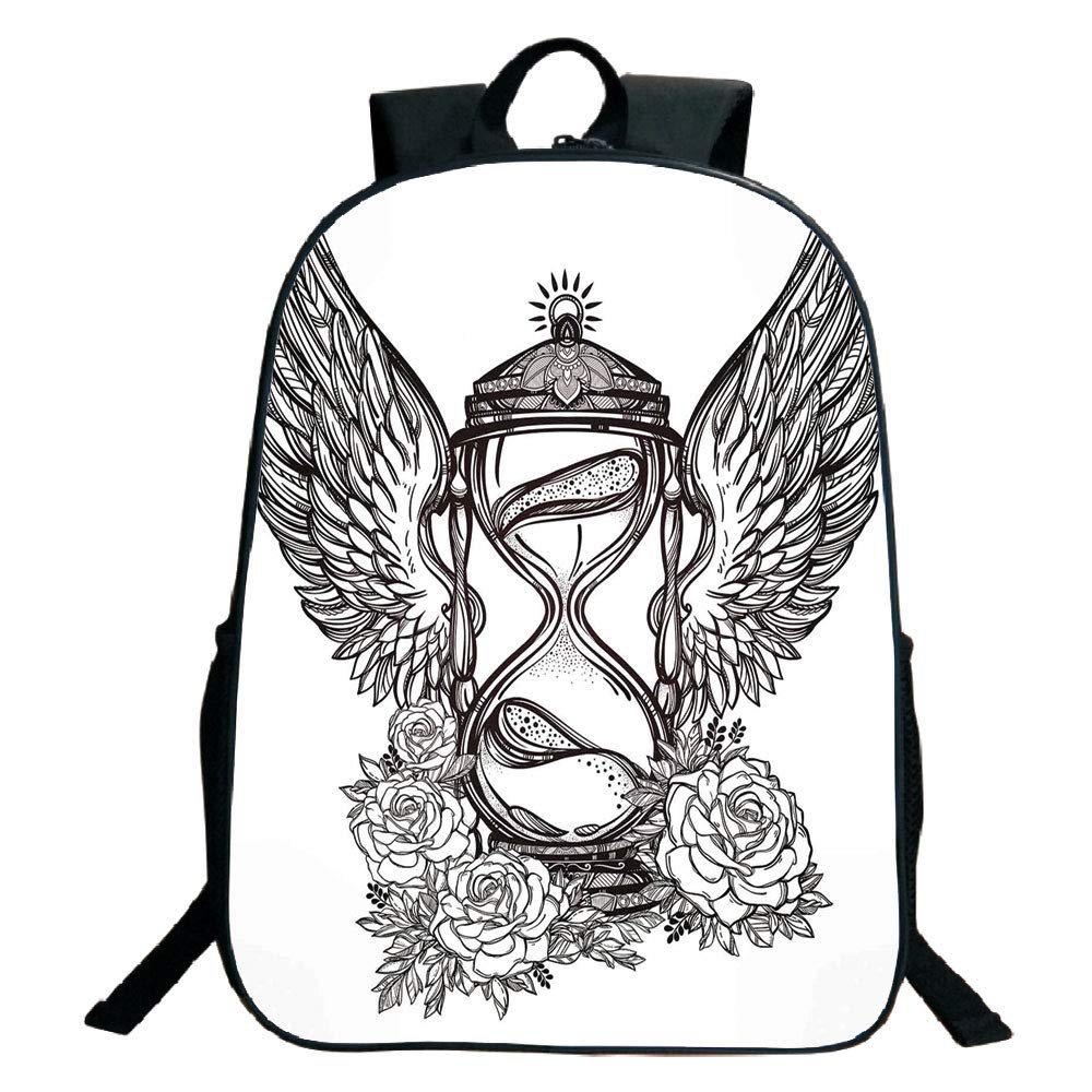 1000x1000 Print Black School Bag,backpackssketchy,hand Drawn