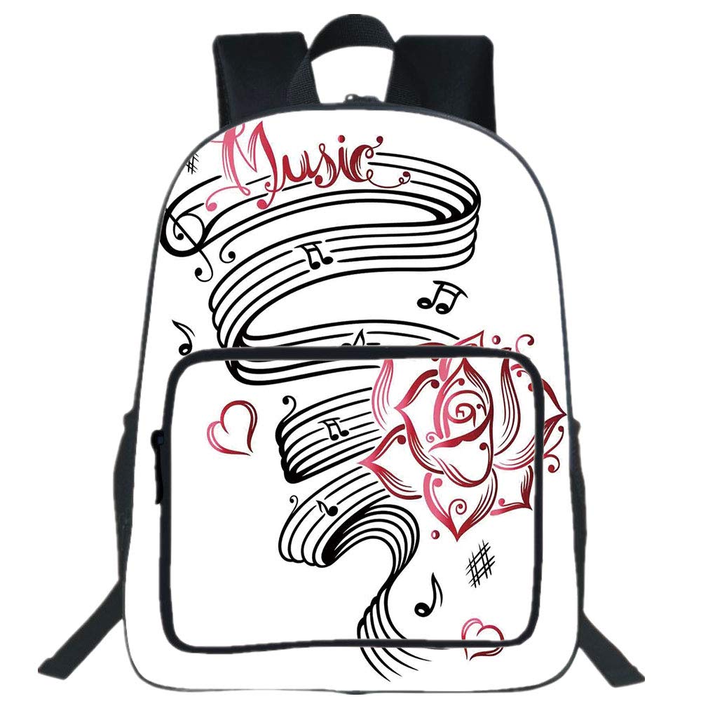 1000x1000 Large Casual Backpack,tattoo Decor,pencil Drawing