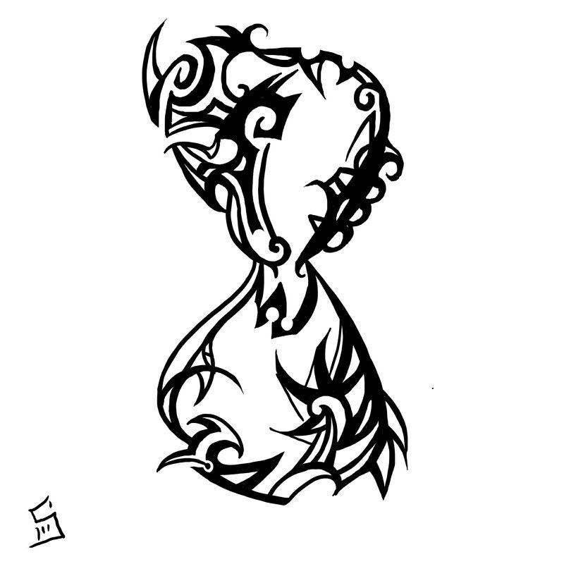 800x800 hourglass tribal tattoo tatts piercings tribal tattoos