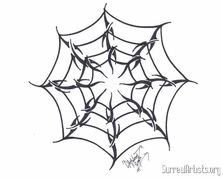 750x600 Hourglass Drawing Spider Web For Free Download
