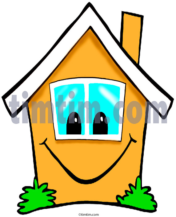 572x707 Free Drawing Of A Happy House From The Category Building Home