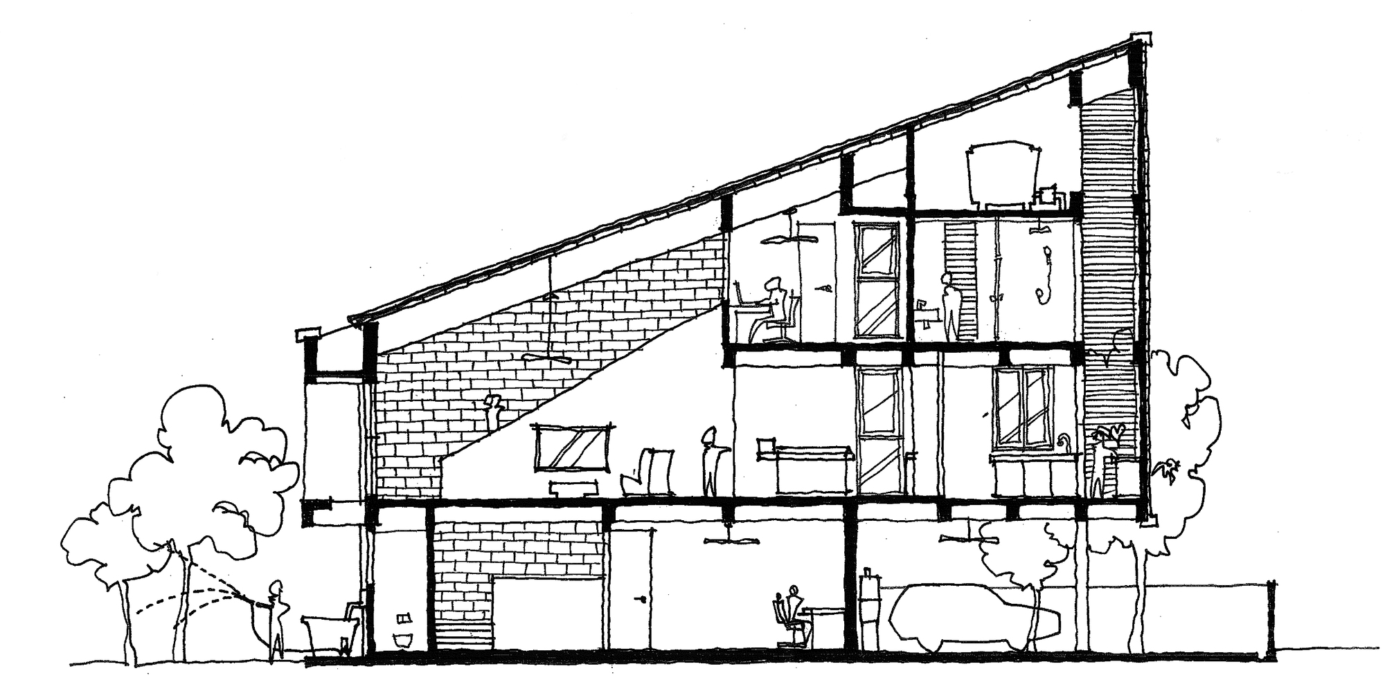 2000x986 Gallery Of House Design Collective Architects