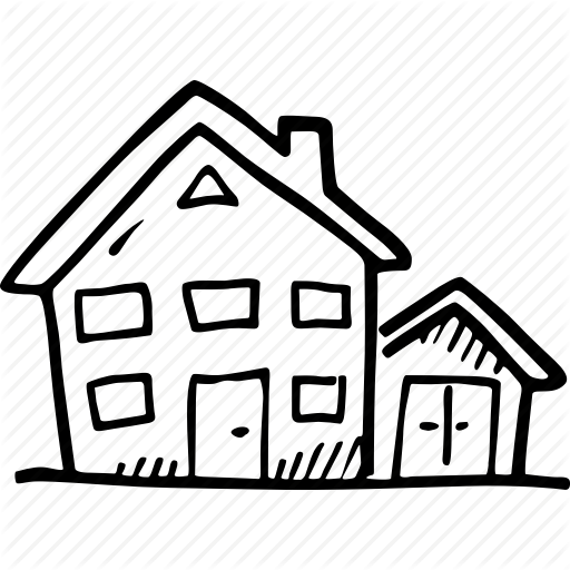 512x512 House, Drawing, Illustration, Transparent Png Image Clipart Free