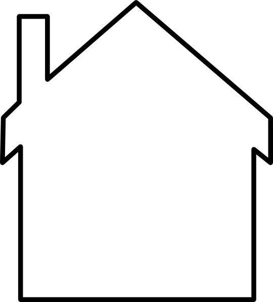 540x598 House Silhouette Clip Art Free Vector In Open Office Drawing