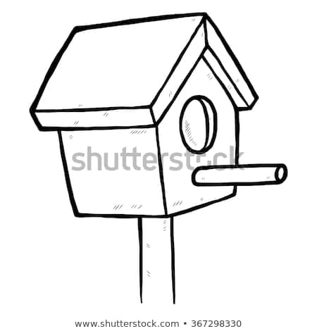 450x470 Huge Collection Of 'bird House Drawing' Download More Than